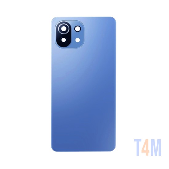 Tampa Traseira+Lente da Câmera Xiaomi Mi 11 Lite/Mi 11 Lite 5G Azul Jazz